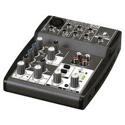 Behringer XENYX 502 5-Input 2-Bus Mixer With Mic Preamps And British EQ's