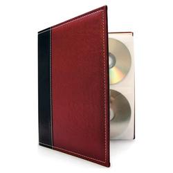Bellagio-Italia Large CD DVD Binder - Burgundy