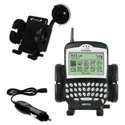 Gomadic Blackberry 6510 Auto Windshield Holder with Car Charger - Uses TipExchange