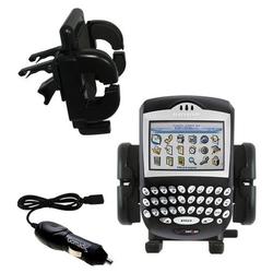 Gomadic Blackberry 7210 Auto Vent Holder with Car Charger - Uses TipExchange