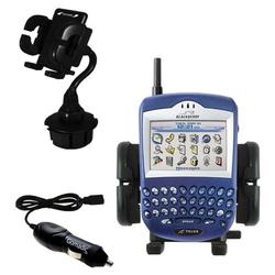 Gomadic Blackberry 7510 Auto Cup Holder with Car Charger - Uses TipExchange