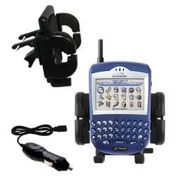 Gomadic Blackberry 7510 Auto Vent Holder with Car Charger - Uses TipExchange