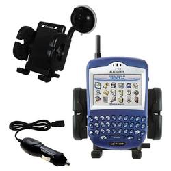 Gomadic Blackberry 7510 Auto Windshield Holder with Car Charger - Uses TipExchange