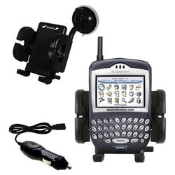 Gomadic Blackberry 7520 Auto Windshield Holder with Car Charger - Uses TipExchange