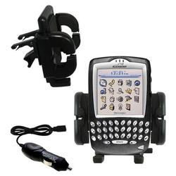 Gomadic Blackberry 7730 Auto Vent Holder with Car Charger - Uses TipExchange
