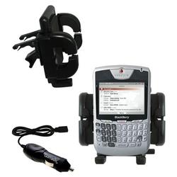 Gomadic Blackberry 8707v Auto Vent Holder with Car Charger - Uses TipExchange