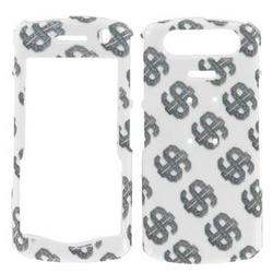 Wireless Emporium, Inc. Blackberry Pearl 8120/8130 Dollar Signs Snap-On Protector Case Faceplate
