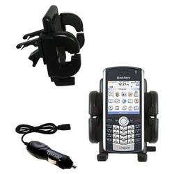 Gomadic Blackberry pearl Auto Vent Holder with Car Charger - Uses TipExchange
