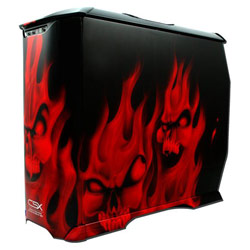 COOLER MASTER USA CSX Limited Edition Red Flaming Skulls Stacker ATX Full Tower