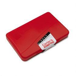 Avery-Dennison Carter's Felt Stamp Pad, 2 3/4 x 4 1/4, Red Ink