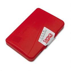 Avery-Dennison Carter's Foam Stamp Pad, 2 3/4 x 4 1/4, Red Ink