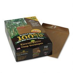 Ampad/Divi Of American Pd & Ppr Clasp Envelopes, Natural Brown, Recycled, 10 x 13, 110 Per Box