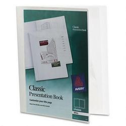 Avery-Dennison Classic Presentation Books, 6 Pages, White