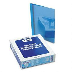 Esselte Pendaflex Corp. Clear Front Report Cover with Light Blue Leatherette Back Cover, 25 per Box