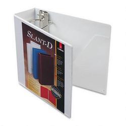 Cardinal Brands Inc. ClearVue™ Premium Slant D® Vinyl Presentation Binder, 3 Capacity, White