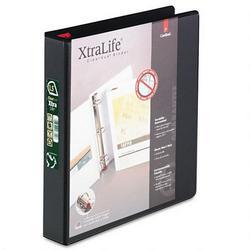 Cardinal Brands Inc. ClearVue™ XtraLife® Slant D® Presentation Binder, Black, 1 1/2 Capacity