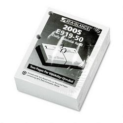 At-A-Glance Compact Unruled Daily Desk Calendar Refill, 3 x 3 3/4