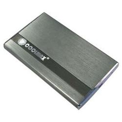 TOP & TECH Coolmax HD-250T-ESATA 2.5 Hard Drive Enclosure - Storage Enclosure - 1 x 2.5 - Internal - Gray