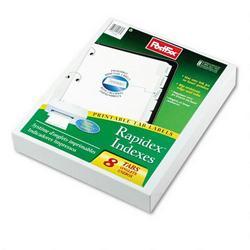 Esselte Pendaflex Corp. Custom Label Tab Dividers with Self Adhesive Tab Labels, 8 Tab/Set, 25 Sets/Box