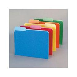 Esselte Pendaflex Corp. Cutless® File Folders, Letter Size, 1/3 Cut, Assorted Colors, 100/Box