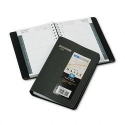 At-A-Glance Daily Appointment Book, 15 Min Appointments, 4 7/8 x 8, Black