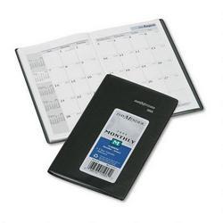 At-A-Glance DayMinder® 14 Month Planner, Unruled 1 Month/Spread, 3 5/8 x 6 3/16, Black