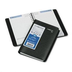 At-A-Glance DayMinder® Daily Appointment Book, Hourly Appointments, 4 7/8x8, Black