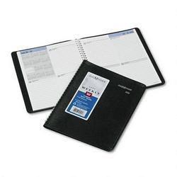 At-A-Glance DayMinder® Weekly Appointment Book, 1 Week/Spread, 6 7/8 x 8 3/4, Black (AAGG53500)