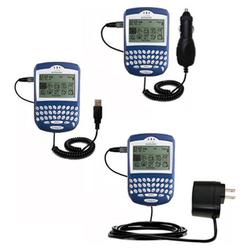 Gomadic Deluxe Kit for the Blackberry 6280 includes a USB cable with Car and Wall Charger - Brand w/