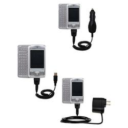 Gomadic Deluxe Kit for the Cingular 8125 includes a USB cable with Car and Wall Charger - Brand w/ T