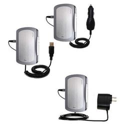 Gomadic Deluxe Kit for the Dopod 900 includes a USB cable with Car and Wall Charger - Brand w/ TipEx