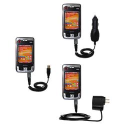 Gomadic Deluxe Kit for the Eten Goldfiish X800 includes a USB cable with Car and Wall Charger - Bran