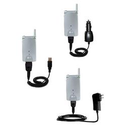 Gomadic Deluxe Kit for the LG G4010 includes a USB cable with Car and Wall Charger - Brand w/ TipExc