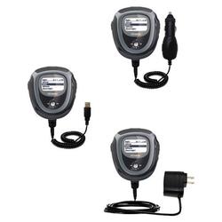 Gomadic Deluxe Kit for the Memorex MMP8567 includes a USB cable with Car and Wall Charger - Brand w/