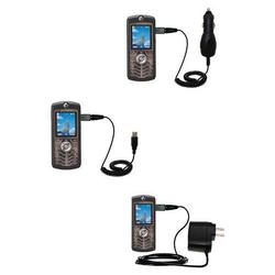 Gomadic Deluxe Kit for the Motorola SLVR includes a USB cable with Car and Wall Charger - Brand w/ T