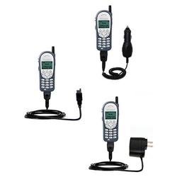 Gomadic Deluxe Kit for the Nextel i205 includes a USB cable with Car and Wall Charger - Brand w/ Tip