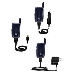 Gomadic Deluxe Kit for the Nextel i670 includes a USB cable with Car and Wall Charger - Brand w/ Tip