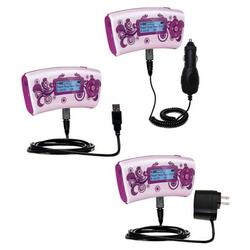 Gomadic Deluxe Kit for the Nickelodean Spongebob Squarepants MP3 Player includes a USB cable with Car and Wa
