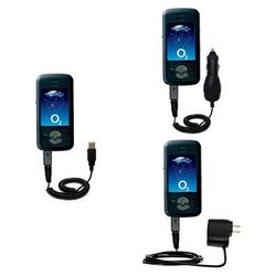 Gomadic Deluxe Kit for the O2 XDA Stealth includes a USB cable with Car and Wall Charger - Brand w/