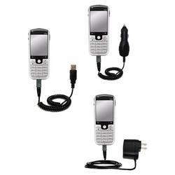 Gomadic Deluxe Kit for the Qtek 8020 includes a USB cable with Car and Wall Charger - Brand w/ TipEx