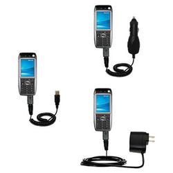 Gomadic Deluxe Kit for the Qtek 8600 includes a USB cable with Car and Wall Charger - Brand w/ TipEx