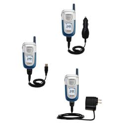 Gomadic Deluxe Kit for the Samsung RL-A760 includes a USB cable with Car and Wall Charger - Brand w/