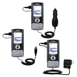 Gomadic Deluxe Kit for the Samsung SGH-i310 includes a USB cable with Car and Wall Charger - Brand w