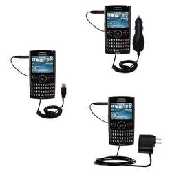 Gomadic Deluxe Kit for the Samsung SGH-i617 includes a USB cable with Car and Wall Charger - Brand w
