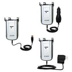 Gomadic Deluxe Kit for the Samsung SPH-A600 includes a USB cable with Car and Wall Charger - Brand w (BDK-1606-18)