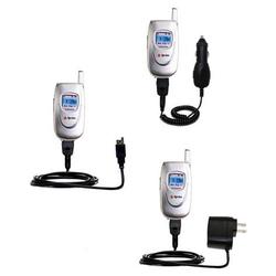 Gomadic Deluxe Kit for the Samsung VGA1000 includes a USB cable with Car and Wall Charger - Brand w/