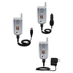 Gomadic Deluxe Kit for the Sanyo MM-8300 includes a USB cable with Car and Wall Charger - Brand w/ T
