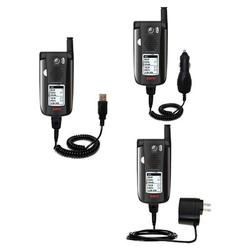 Gomadic Deluxe Kit for the Sanyo MVP EV-DO includes a USB cable with Car and Wall Charger - Brand w/