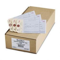 Avery-Dennison Duplicate Inventory Tags, White/Manila, 6 1/4x3 1/8, 1 500 Series, 500/Box