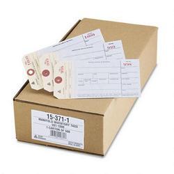 Avery-Dennison Duplicate Inventory Tags, White/Manila, 6 1/4x3 1/8, 501 1000 Series, 500/Box